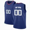 Drukowane niestandardowe DIY Design Koszulki do koszykówki Dostosowywanie drużyny Drukuj spersonalizowane litery Nazwa i numer Męskie Kobiety Dzieci Młodzież Los Angeles030
