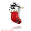 Straight Christmas Brooch Christmas tree collar boots Snowman sleigh bell Brooch Christmas Collection