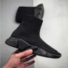 2024 Socks Tennis Race Runners Nasual Shoes Triple Black White Gray Flat Men Women Off Sport Trainers Scarpe Sneakers C36