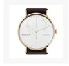 nomos New model Brand glashutte Gangreserve 84 stunden automatic wristwatch men's fashion watch white dial black leather top 314r