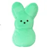 lapin en peluche bleu