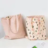 Storage Bags Fabric Double Sided Handbag Cotton And Linen Pocket Shopping Bag Sundry