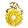 Fidget Toys sac en Silicone porte-monnaie pour enfants Messenger sacs à jouets doigt Silicone arc-en-ciel bulle mode taille sac à main