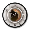 Filiżanka kawy z pianką dekoracyjne cichy zegar ścienny kuchnia wystrój kawiarni sklep ścienny znak zegara kawiarnia styl wiszące zegarek ściany 210310
