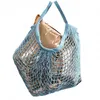 Sac à main de stockage de fruits Sac à bandoulière en filet Net Turtle String Shopping réutilisable 211110