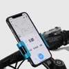 Liga de alumínio suporte do telefone da bicicleta anti-deslizamento suporte da bicicleta motocicleta gps clipe universal para iphone xiaomi samsung acessórios do carro