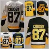 Team Classics Heritage Hockey Jersey 58 Kris Letang 59 Jake Guentzel Evgeni Malkin Stadium Series Alternatieve zwarte mannen Reverse Retro Blue