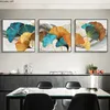 Golden Ginkgo Biloba Rich Tree Home Modern Poster Canvas Painting HD Prints Art Cuadros Print para decoraciones de pared de salón