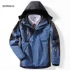 Winter Parka Men Waterproof and Velvet Thickened Warm Fleece Jacket Men Military Uniform Hooded Jacket Men Winter Jacket 211104