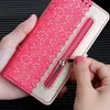 Zipper Wallet Phone Cases for iPhone 15 14 13 12 11 Pro X XR XS Max 7 8 Plus Lace Pattern PU Leather Flip Kickstand Cover Case with Coin Purse