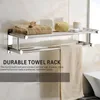 chrome towel racks wall mounted