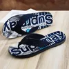 Män Sliders Flip Flop Tofflor Trend Sommar Anti-Skid Casual Beach Hushålls sandaler