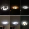 Luz de teto moderno da superfície da superfície da ultratina para a sala de visitas Lustres de Sala luzes do teto acrílico