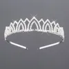 Girls Crowns With Rhinestones Wedding Jewelry Bridal Headpieces Birthday Party Performance Pageant Crystal Tiaras Wedding Accessories FK-004