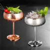 18/8 Stainless Steel Wine Goblet Cocktail Glasses 500ml/17oz 450ml/15oz 350ml/12oz Champagne Cup Martini Glass Stemmed Unbreakable 1-Wall