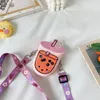 Cartoon Girls Baby Piccola borsa a tracolla Portafoglio Fashion Gel di silice Kids Mini Crossbody Borse Cute Children's Coin Purse Handbags