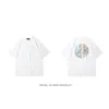Camiseta de gran tamaño Hombres Sunflower Impreso Pareja de manga corta Top Harajuku Camiseta suelta Hip Hop Hop Women Tee T83 210527