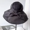 Czapka czapki/czapki czaszki w stylu japoński w połowie pusty łuk Fisherman kapelusz damski letni tkanina przeciwsłoneczna OLIV22