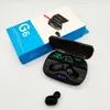 G6 Bluetooth 5.0 LED 디지털 디스플레이 블루투스 헤드셋 충전 구획 무선 블루투스 이어폰