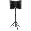 Mikrofon-Mikrofon-Isolationsschild 3-Panel mit stehschallsicherer Platte Akustikschäume Schaum für Studioaufnahme BM800