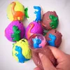 Novedad apretar ventilación descompresión juguete dinosaurio huevo suave pegamento ventilación sensory squishies fidget juguetes