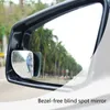 Auto achteraanzicht blind vlek omkeren frameloze brede hoek verstelbare convex high-definition parkeren hulpspiegels 2pcs