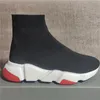 Designer Speed ​​Trainer Chaussures Casual à vendre Lace Up Fashion Chaussettes plates Bottes Speed ​​2.0 Hommes Femmes Runner Baskets avec sac à poussière Taille 35-45