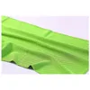 Szybkie chłodzenie Ręcznik Sportowy Zimny ​​Czujnik Wipe Mov Multi Colors Wash Cloth Siłownia Siłownia Joga Wyczyść Poc Ręczniki Hot