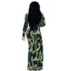 Women's Dress Sexig Super Digital Printing European och American Fashion Slim One-Piece Dress244o