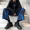 Houzhou Y2K Rozjaśniający Szerokie spodnie do nóg Kobiety Oversize Harajuku Hippie Streetwear Koreański Mody Spodnie dla Kobiet Estetyczne 210925