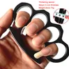 Thickened Metal Finger Tiger Safety Defense brass Knuckle Duster Self-defense Equipment Bracelet Pocket EDC Tool5236244c