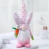 Easter Bunny Gnome Dolls Party Plush Faceless Doll Nordic Dwarf Figurines Table Decorations Gnome-Doll Ornaments DWD12436