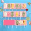 Silicone Popsicle Molds Icecream Mould Pop Maker DIY Tool With Cover and PP Sticks Silica Gel Multi-shape BPA-free