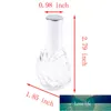 15ml Steamed Head Empty Cosmetic Container Glass Bottles Refillable With Brush Nail Polish Bottle Transparent1