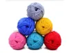 1pc 25g / PC冬のDIYの柔らかい牛乳綿糸の赤ちゃんウール糸のための編み物のための編まれた毛布のセータースカーフ人形かぎ針編みYARN Y211129