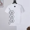 PLEIN BEAR T Gömlek Erkek Tasarımcı Tişörtleri Rhinestone Kafatası Erkekler T-Shirt Klasik Yüksek Kalite Hip Hop Streetwear Tshirt Rahat Top Tees PB 16622