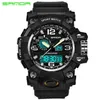 SANDA Militaire Hommes Montres Top Marque De Luxe Étanche Sport Montre Mâle S Shock Montre-Bracelet pour Hommes Horloge Relogio Masculino G1022