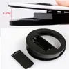 Espelhos compactos Selfie Ring Clipe para celular Lente Lâmpada de luz Litwod Lâmpadas led Bateria seca de emergência para câmera Po Well Smartphone Beleza