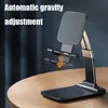 Universele verstelbare telefoonhouder Stand voor iPhone 12 11 Pro Max Samsung Note 20 Ultra iPad Tablet Opvouwbare Metalen Houders Desk Stands