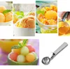 new Stainless Steel Ice Cream Spoon Scoop 5cm ball shape Fruit Frozen Yogurt Cookie Balls Spoons Kitchen Accessories Tool EWF7987