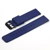 Silicone Rubber Watchband 16mm 18mm 20mm 22mm Women Men Watch Band Strap Waterproof Sports Watch Belt Polished Buckle