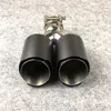 One Piece Outlet 89mm Y Modello Akrapovic Terminali di scarico per tubi di scarico universali in fibra di carbonio per auto Dual Silenziatore Tips290n