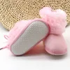 Bebê recém-nascido Meninas Inverno Doce Botas de Neve Princesa Quente Primeiros Caminhantes Solução Solução Criança Criança Crianças Calçado Sapatos G1023