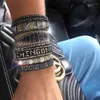 BlueStarの女性のブレスレットトルコの目宮真樹レターPulseras Mujer Moda Chic Handmadeタッセルクリスタルビーズアームバンド