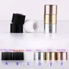 Unique 6 styles Cap Amber Perfume Serum Round Shape Glass Dropper Bottles for Essential Oil