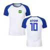 Regalo di compleanno Kid Men Camisetas Maillot de Foot Futbol Football Equipment Spagna Cile Oliver Atom Captain Cotton Tsubasa Maglie t260O