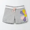 Little Maven 1-6Years Sommer Baumwolle Shorts für Kinder Baby Mädchen kurze Hosen Regenbogen Stickerei Kleinkind Mädchen Kinder Kinder Shorts 210303