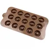 Stampi da forno Stampi rotondi per ciambelle Silicone Cioccolato Cottura fai-da-te Stampo per gomma manuale