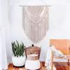 Nieuw Ontwerp Grote Macrame Bohemian Tapestry Muur Opknoping Boho Chique Geometrische Kunst Handwerk Geweven Tapestry Sofa Achtergrond Decor 210310