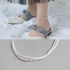 Flyleaf 925 esterlina prata anklets para mulheres simples camada dupla moda personalidade personalidade tinta perna fina jóias enkelbandje
